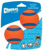 Chuckit - Ultra Ball M 6 cm 2-pakning - (CHUC17001)