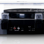 Lenco Platespiller med innebygde høyttalere Svart