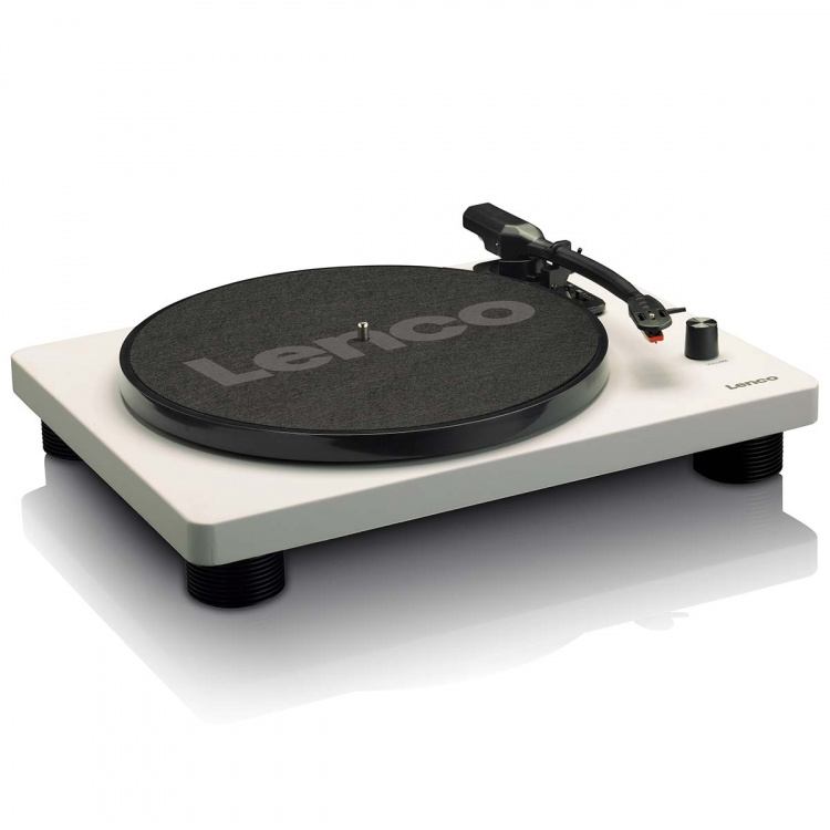 Lenco Platespiller med innebygde høyttalere USB-koding Grå