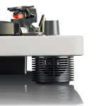 Lenco Platespiller med innebygde høyttalere USB-koding Grå