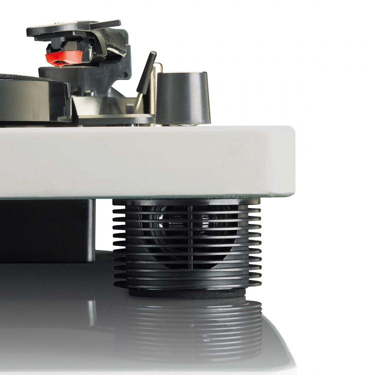 Lenco Platespiller med innebygde høyttalere USB-koding Grå