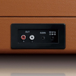 Lenco Koffertplatespiller med 2 innebygde høyttalere Brun