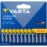 Varta Alkaline Batteri AAA 1.5 V High Energy 12-Pakke Varta Alkaline Batteri AAA 1.5 V High Energy 12-Pakke