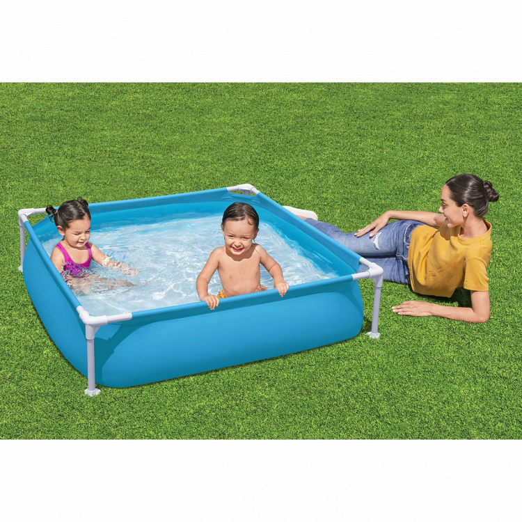 Bestway My First Frame Pool 1,22 m x 1,22 m x 30,5 cm Bestway My First Frame Pool 1,22 m x 1,22 m x 30,5 cm