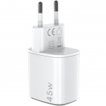 Celly USB-lader GaN 2 x USB-C PD 45W