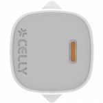 Celly USB-lader GaN 1 x USB-C PD 20W + Lightning-kabel Celly USB-lader GaN 1 x USB-C PD 20W + Lightning-kabel