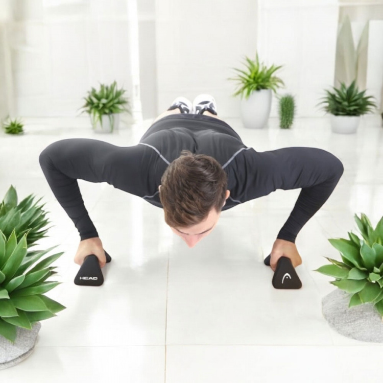 Head Push Up-håndvekter 2 kg x 2 stk