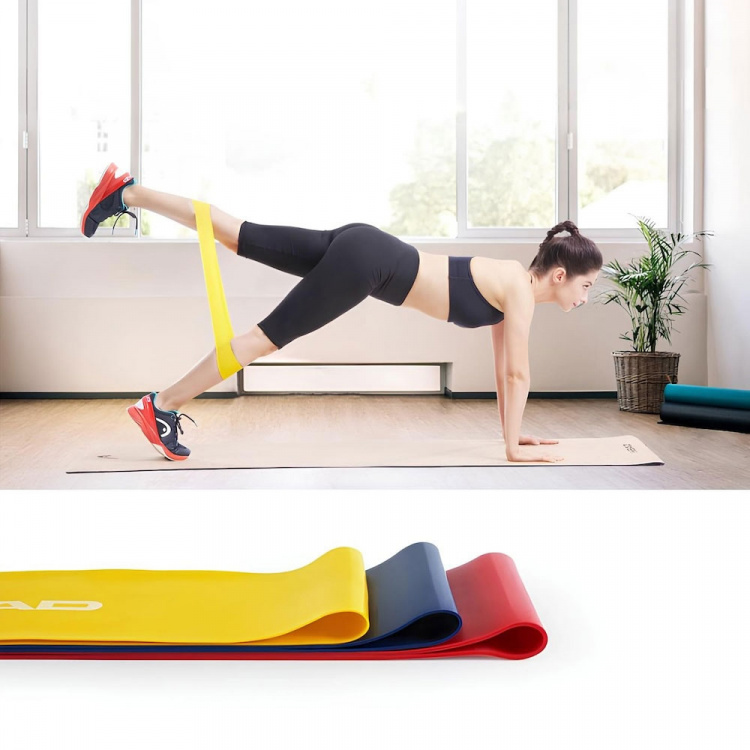 Head Elastiske latexbånd 3 stk