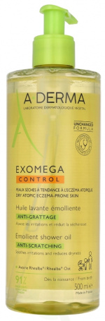 A-Derma Exomega Control Emollient Shower Oil 500 ml