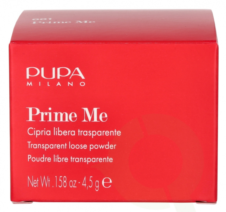 Pupa Milano Pupa Prime Me Setting & Mattifying Loose Powder 4,5 g