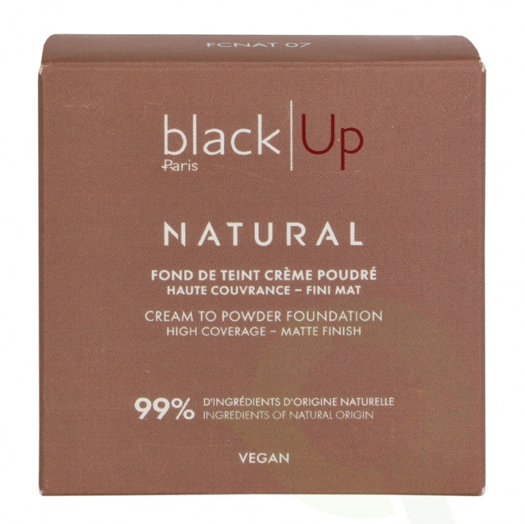 Black Up Full Cover Cream Powder Foundation 9,5 g #07