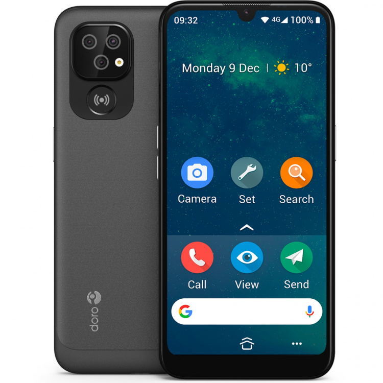Doro 8110 4G smarttelefon Grafittgrå