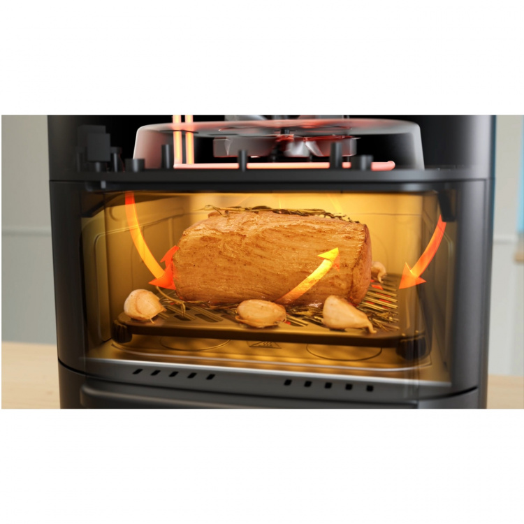 Midea Airfryer 2-i-1-kombinasjon med stekeovn 6,4 + 4,4 liter