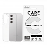 CARE by PanzerGlass - Flagship Case Transparent Urban Combat m. klar ramme Samsung Galaxy S25
