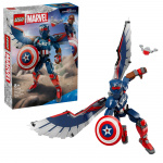 LEGO Superhelter - Captain America konstruksjonsfigur (76296)