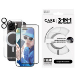 CARE by PanzerGlass - 3-i-1-beskyttelsespakke - MagSafe-kompatibel - iPhone 16 Pro