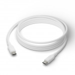 dbramante1928 lad - Kabel - USB-C til USB-C - TPE, 2,5 - Hvit dbramante1928 lad - Kabel - USB-C til USB-C - TPE, 2,5 - Hvit