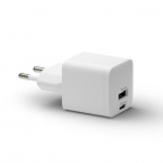 dbramante1928 Re-charge - Vegglader GaN - USB-C+USB-A 30W+18W EU - Hvit dbramante1928 Re-charge - Vegglader GaN - USB-C+USB-A 30W+18W EU - Hvit