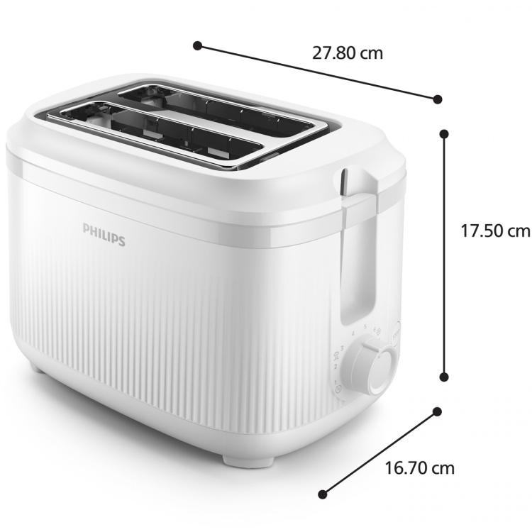 Philips Brødrister HD2511/00 Arctic White 3000-serien