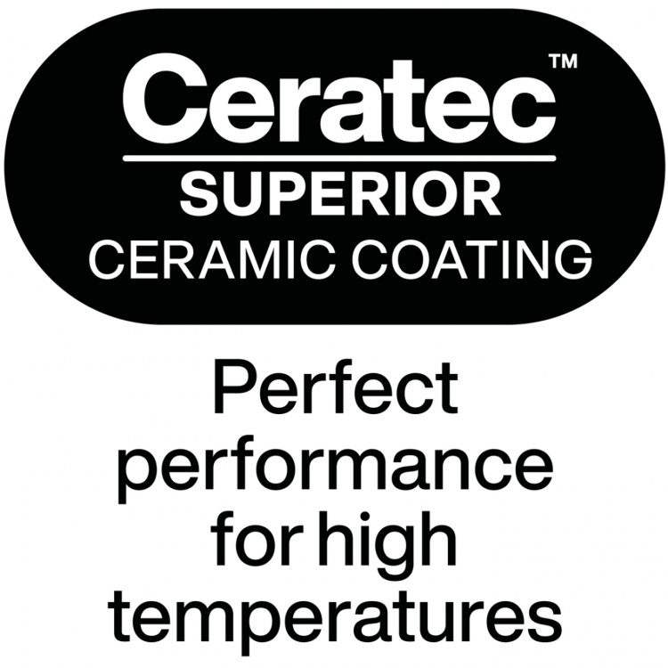 Fiskars Kasserolle Hard Face 2,5 L med lokk Keramikk 1075525