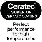 Fiskars Hard Face kasserolle 5 L med lokk Keramikk 1075527 Fiskars Hard Face kasserolle 5 L med lokk Keramikk 1075527