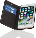 Wave BookCase beskyttelsesveske, iPhone 6 / 6s / 7 / 8 / SE, rosa gull