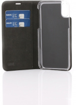 Wave BookCase beskyttelsesveske, iPhone X / Xs, svart Wave BookCase beskyttelsesveske, iPhone X / Xs, svart