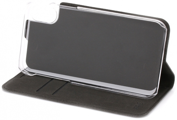 Wave BookCase beskyttelsesveske, iPhone X / Xs, svart Wave BookCase beskyttelsesveske, iPhone X / Xs, svart