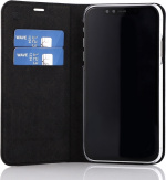 Wave BookCase beskyttelsesveske, iPhone XR, svart