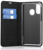 Wave BookCase beskyttelsesveske, Samsung Galaxy A40, svart
