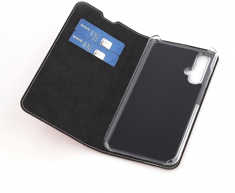 Wave BookCase beskyttelsesveske, Honor 20 / Huawei Nova 5T, rosa gull