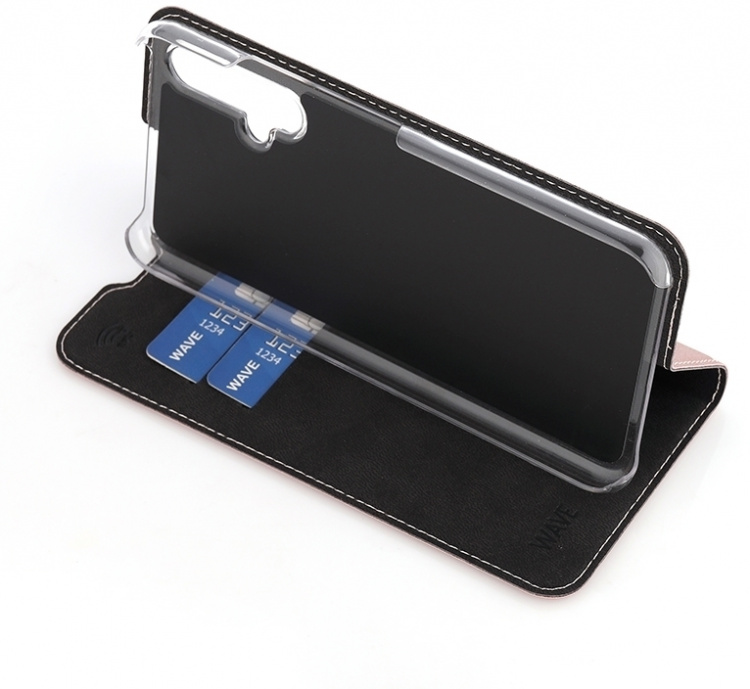 Wave BookCase beskyttelsesveske, Honor 20 / Huawei Nova 5T, rosa gull