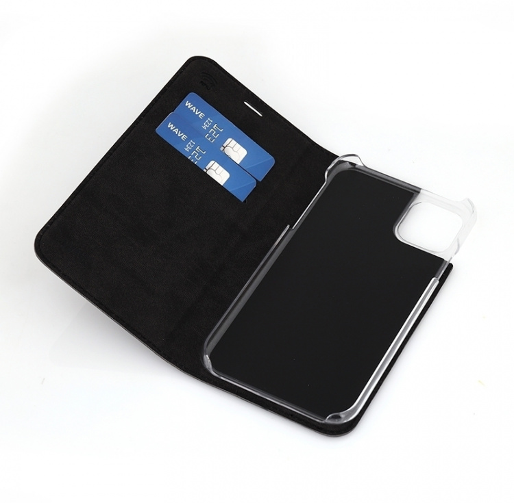 Wave BookCase beskyttelsesveske, iPhone 11, svart