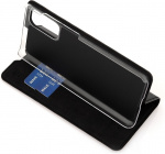 Wave BookCase beskyttelsesveske, Samsung Galaxy S20, svart Wave BookCase beskyttelsesveske, Samsung Galaxy S20, svart