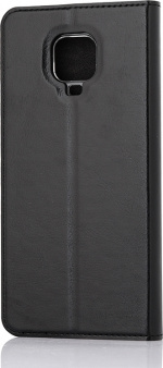 Wave BookCase beskyttelsesveske, Xiaomi Redmi Note 9 Pro, svart