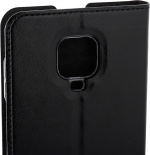 Wave BookCase beskyttelsesveske, Xiaomi Redmi Note 9 Pro, svart