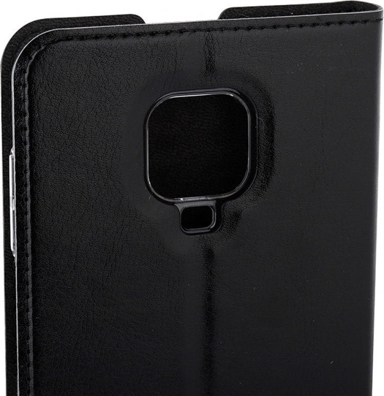 Wave BookCase beskyttelsesveske, Xiaomi Redmi Note 9 Pro, svart