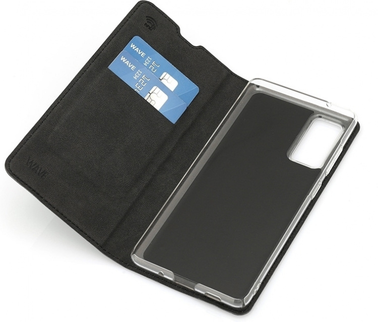 Wave BookCase beskyttelsesveske, Samsung Galaxy S20 FE 5G / Galaxy S20 FE, svart Wave BookCase beskyttelsesveske, Samsung Galaxy S20 FE 5G / Galaxy S20 FE, svart