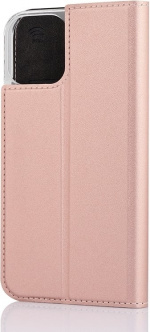 Wave BookCase iPhone 12 Pro / iPhone 12-etui, rosa gull Wave BookCase iPhone 12 Pro / iPhone 12-etui, rosa gull
