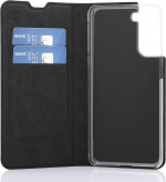 Wave BookCase beskyttelsesveske, Samsung Galaxy S21, svart Wave BookCase beskyttelsesveske, Samsung Galaxy S21, svart