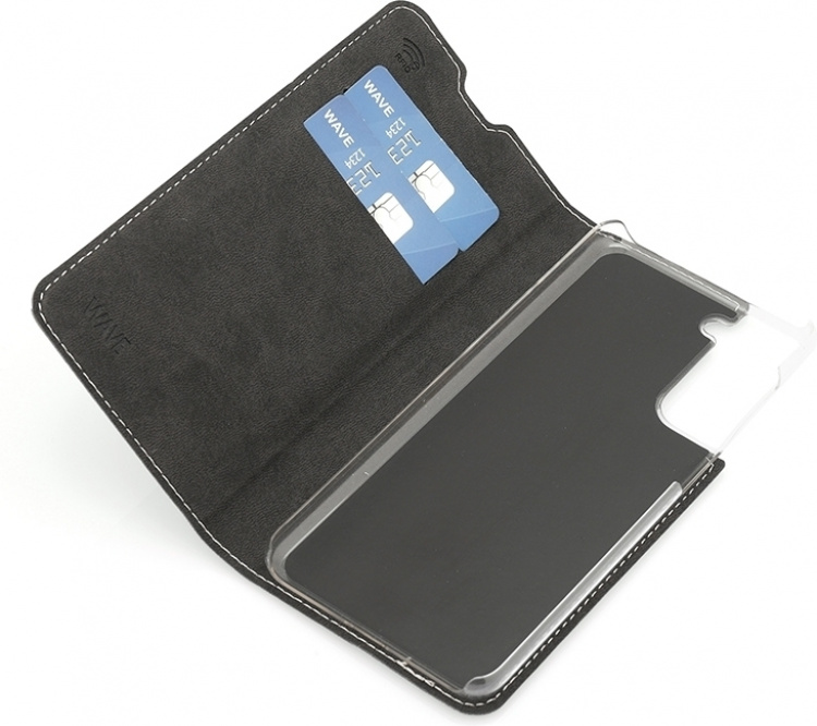 Wave BookCase beskyttelsesveske, Samsung Galaxy S21, rosa gull