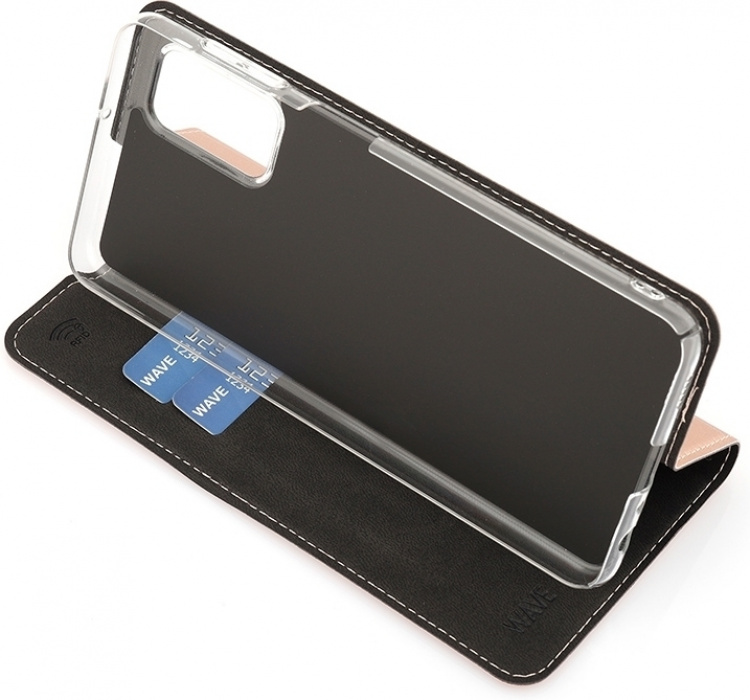 Wave BookCase beskyttelsesveske, Samsung Galaxy A32 5G, rosa gull