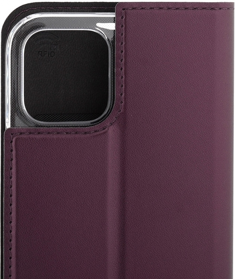 Wave BookCase beskyttelsesveske, iPhone 12 / 12 Pro, Smoky Sangria Wave BookCase beskyttelsesveske, iPhone 12 / 12 Pro, Smoky Sangria