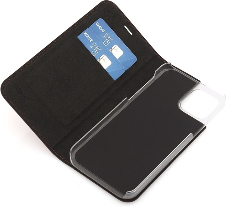 Wave BookCase beskyttelsesveske, iPhone 12 / 12 Pro, Smoky Sangria Wave BookCase beskyttelsesveske, iPhone 12 / 12 Pro, Smoky Sangria