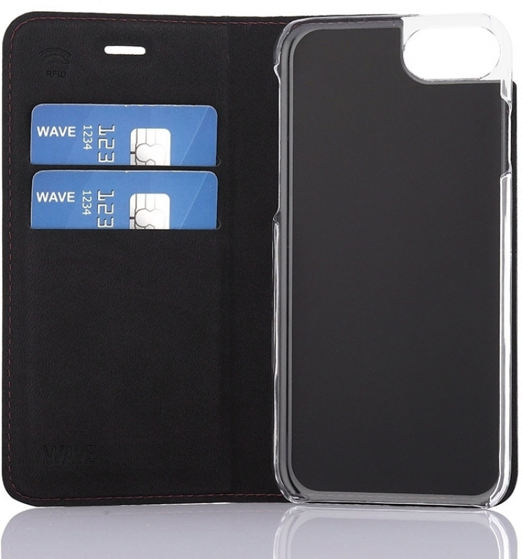 Wave BookCase beskyttelsesveske, iPhone 7/8/SE, Smoky Sangria