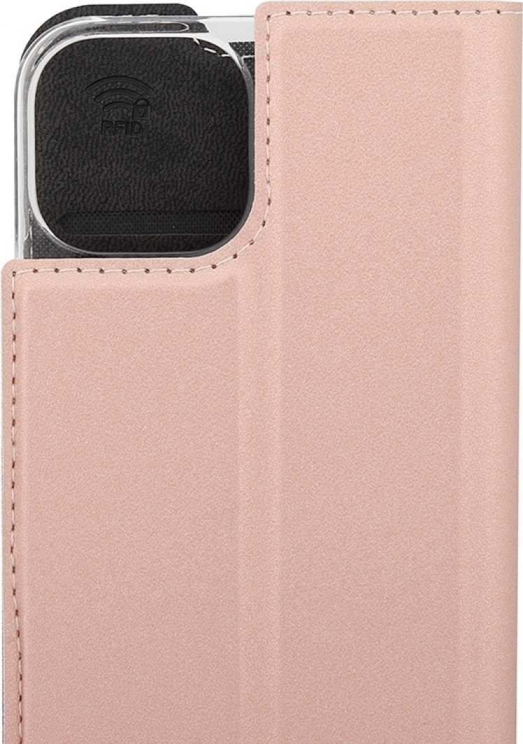 Wave BookCase beskyttelsesveske, iPhone 13 mini, rosa gull Wave BookCase beskyttelsesveske, iPhone 13 mini, rosa gull