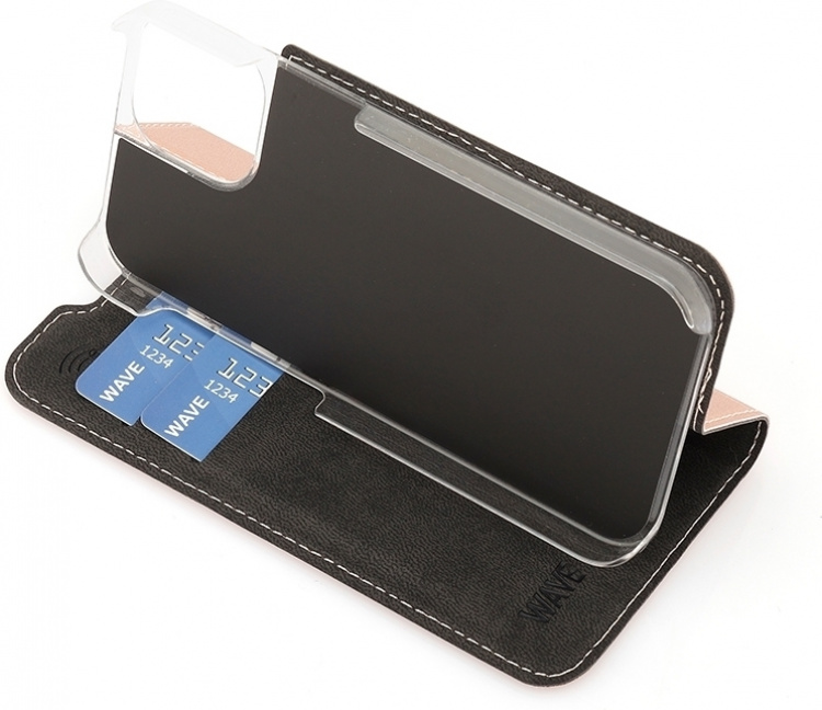 Wave BookCase beskyttelsesveske, iPhone 13 mini, rosa gull Wave BookCase beskyttelsesveske, iPhone 13 mini, rosa gull