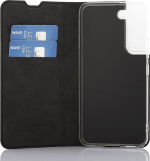 Wave BookCase beskyttelsesveske, Samsung Galaxy S22 5G, svart