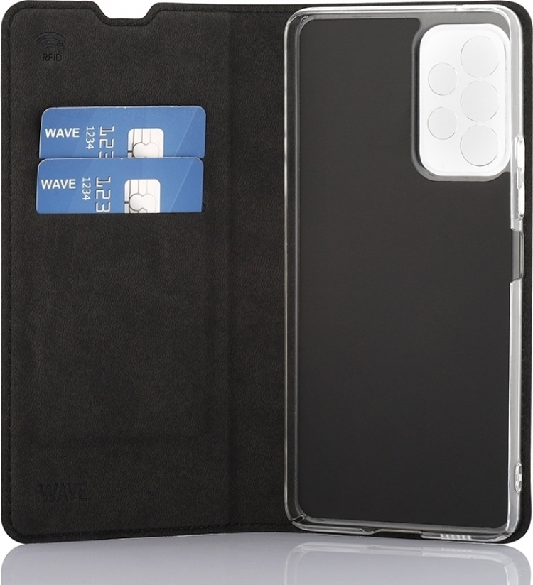 Wave BookCase beskyttelsesveske, Samsung Galaxy A53 5G, svart