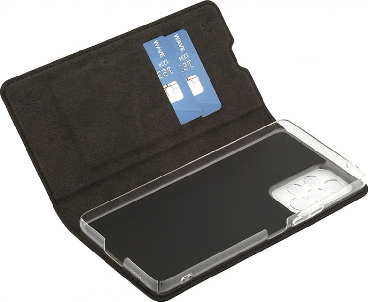 Wave BookCase beskyttelsesveske, Samsung Galaxy A53 5G, svart